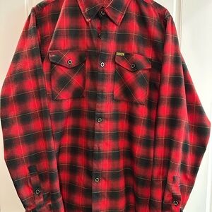 DIXXON Devil Dog Red and Black Flannel
